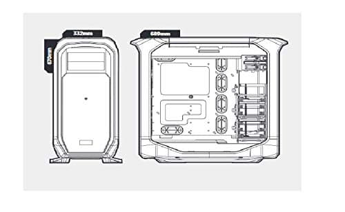 Corsair Graphite Series 780T (CC-9011063-WW) Black Steel ATX Full Tower PC Case ATX (not included) Power Supply image