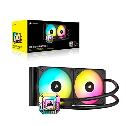 Corsair iCUE H115i ELITE CAPELLIX XT Water 280mm 89 CFM Black image