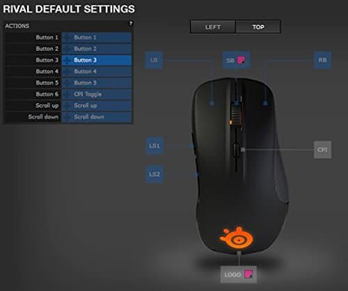 SteelSeries Rival Wired Optical Gaming Mouse image