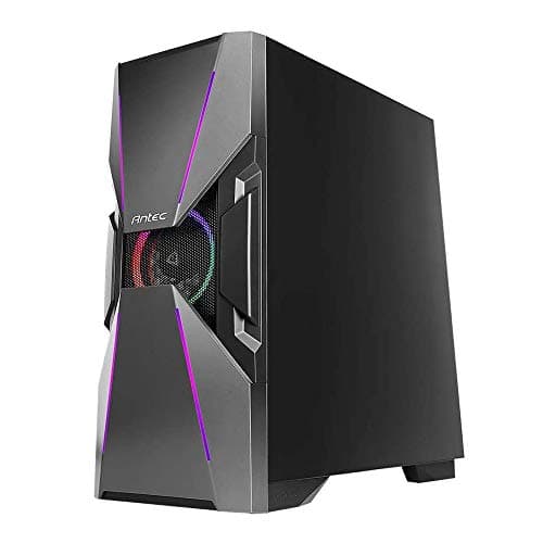 Antec Dark Avenger DA601 E-ATX Mid Tower Case/ARGB Motherboard Sync/Tempered Glass/Prizm 120 ARGB Fan Included image