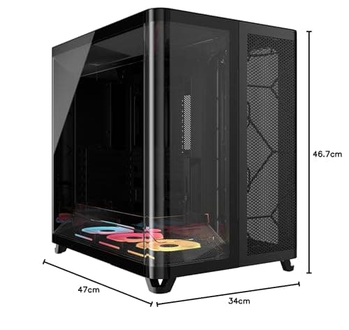 Corsair AIR 5400 LX-R RGB iCUE LINK Black image