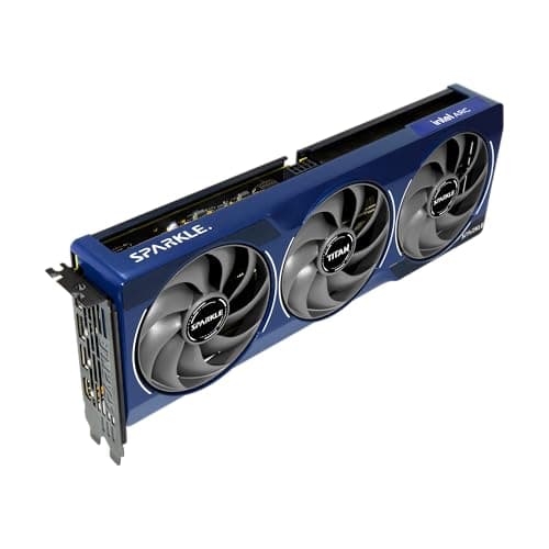 Sparkle TITAN OC Arc B580 12GB GDDR6 Blue / White image