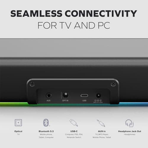 Creative Labs Sound Blaster GS5 RGB 2.0 60 W Soundbar image