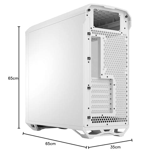 Fractal Design Torrent EATX Mid Tower White TG Clear Tint image