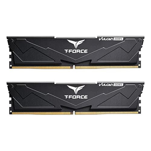 TEAMGROUP T-Force Vulcan Black DDR5-5200 CL40 32GB (2x16GB) image