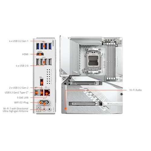 Gigabyte B850 AORUS STEALTH ICE AM5 DDR5 ATX image