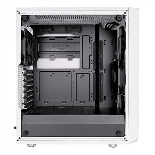 Fractal Design Meshify C ATX Mid Tower White / Black Tempered Glass Side Panel image