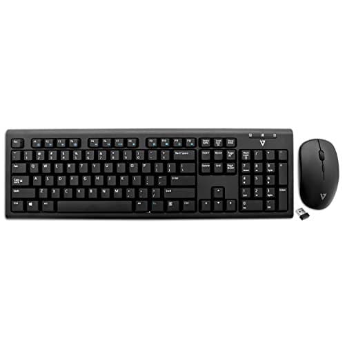V7 CKW200US Wireless Standard Keyboard With Optical Mouse image