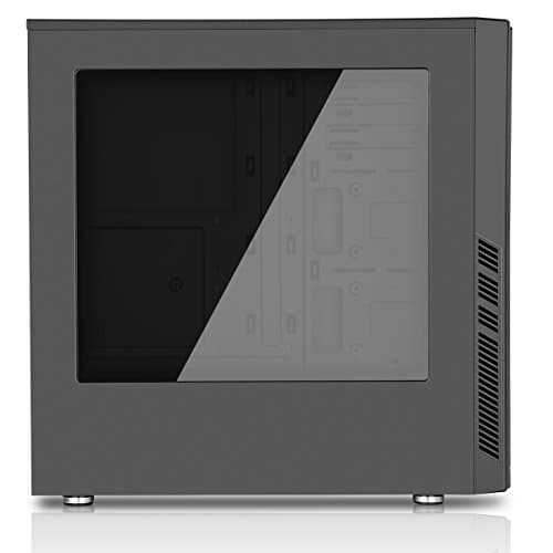 CiT Dark Star ATX Mid Tower Black with Acrylic Side Panel and USB 3.2 Gen 1 Type-A USB 2.0 Type-A image