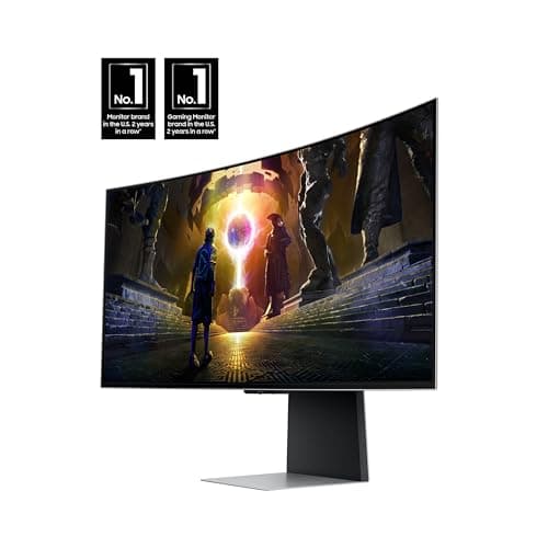 Samsung Odyssey G8 34" 1440p 175Hz OLED Curved Monitor image