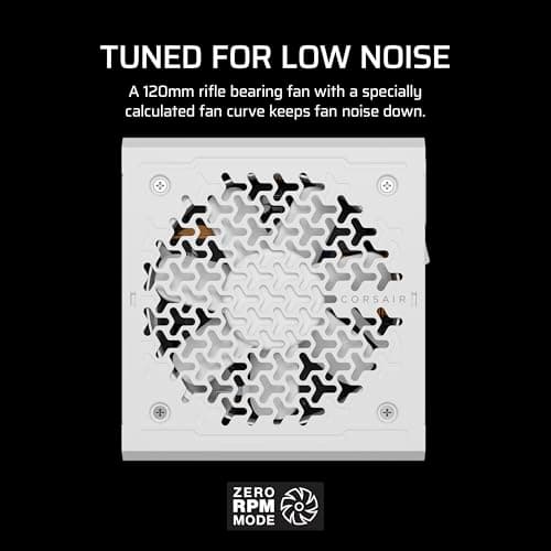 Corsair RM1000e (2025) White 1000W Fully Modular image