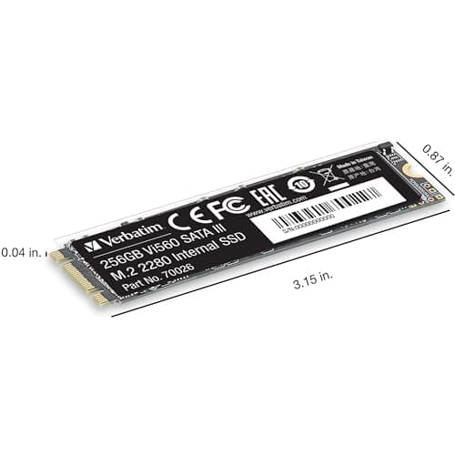 Verbatim Vi560 256GB SSD M.2-2280 SATA image