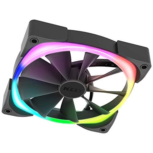 NZXT Aer RGB 140mm Black PWM Addressable RGB 71.6 CFM 3-Pack image