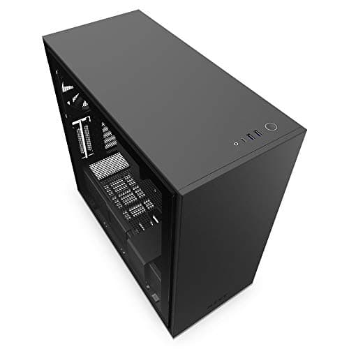 NZXT H710 - CA-H710B-B1 - ATX Mid Tower PC Gaming Case - Front I/O USB Type-C Port - Quick-Release Tempered Glass Side Panel - Cable Management System - Water-Cooling Ready - Black image