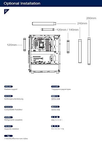 Silverstone FARA R1 ATX Mid Tower White / Black Tempered Glass Side Panel, USB 3.2 Gen 1 Type-A, USB 2.0 Type-A image