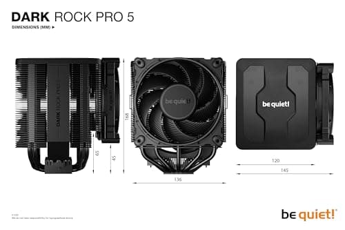 be quiet! Dark Rock Pro 5 Air 168mm Black image