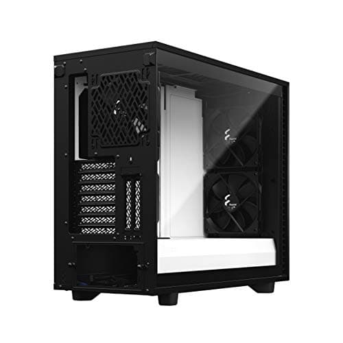 Fractal Design Define 7 Black Brushed Aluminum / Steel E-ATX Silent Modular Dark Tinted Tempered Glass Window Mid Tower Computer Case image