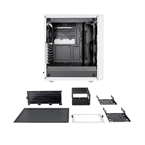 Fractal Design Meshify C ATX Mid Tower White / Black Tempered Glass Side Panel image