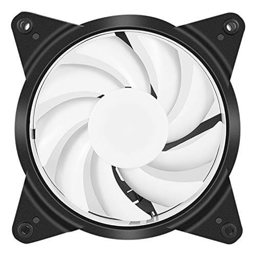 upHere 3-Pack 120mm 3-Pin High Airflow Quiet Edition Green LED Case Fan for PC Cases, CPU Coolers, and Radiators image