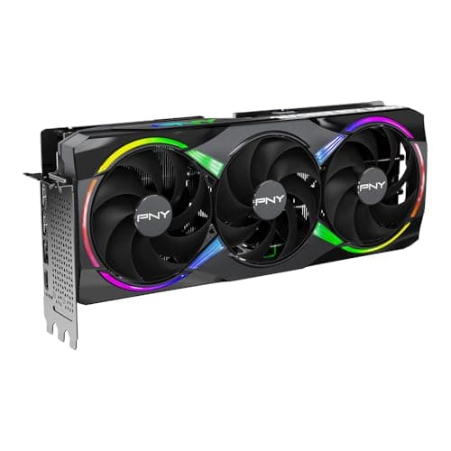 PNY ARGB EPIC-X RGB OC GeForce RTX 5080 16GB GDDR7 Black image