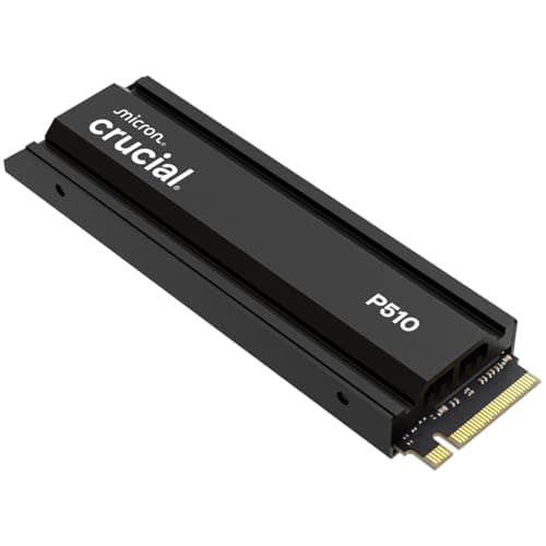 Crucial P510 W/Heatsink 1TB M.2-2280 SSD PCIe 5.0 X4 NVMe main image