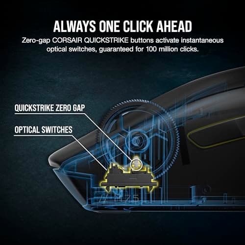 Corsair M75 Wireless/Bluetooth/Wired Optical Mouse image