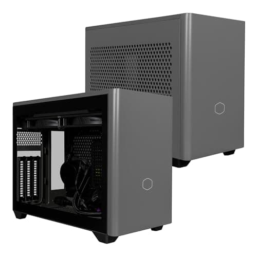 Cooler Master NR200P MAX UK Edition Mini-ITX Tower Black Tempered Glass image