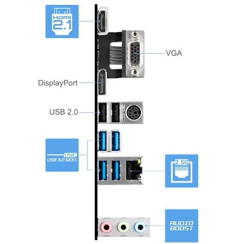 MSI B660 PRO B660M-G LGA1700 DDR4 Micro ATX image