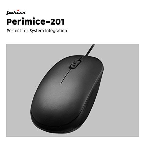 Perixx PERIMICE-201P B Wired Optical Mouse image