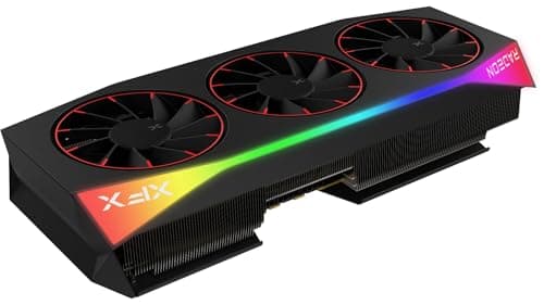 XFX Radeon RX 9070 XT Mercury OC Magnetic Air RGB V2 16GB GDDR6 Black image