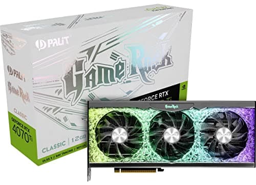 Palit GameRock Classic OC GeForce RTX 4070 Ti 12GB GDDR6X Silver image