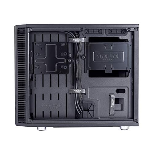Fractal Design Define Nano S Mini-ITX Desktop Black with Acrylic Side Panel and USB 3.2 Gen 1 Type-A image