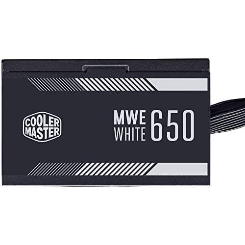 Cooler Master MWE White V2 230V Black 650W Non-Modular 80+ Certified image