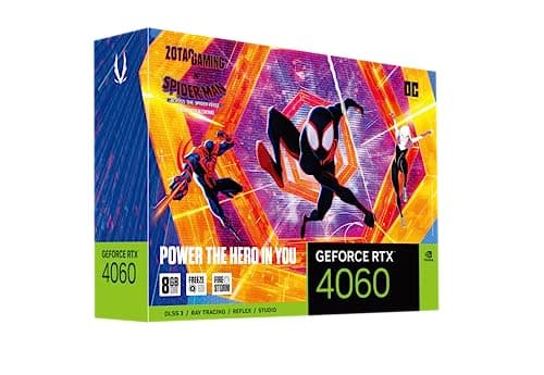 Zotac GAMING OC Spider-Man: Across The Spider-Verse GeForce RTX 4060 8GB GDDR6 Black image