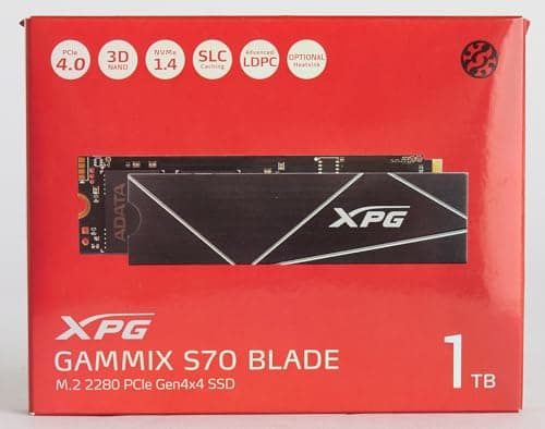 ADATA XPG GAMMIX S70 Blade 1TB SSD M.2-2280 PCIe 4.0 x4 NVMe image