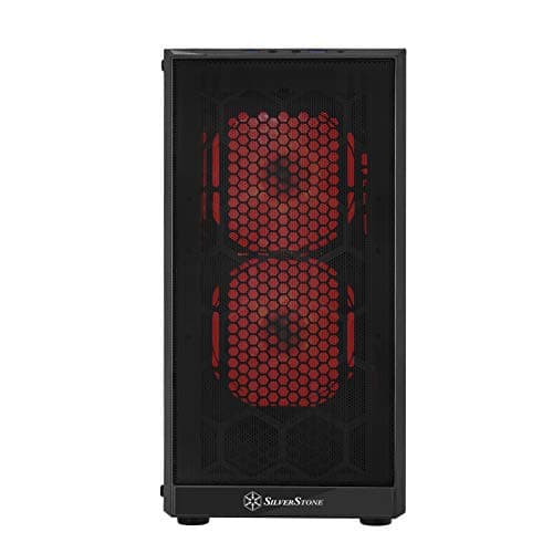 Silverstone Precision PS15 RGB Micro ATX Mid Tower Black with Tempered Glass Side Panel and USB 3.2 Gen 1 Type-A image