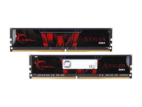 G.Skill Aegis Black / Red DDR4-2666 CL19 32GB (2x16GB) image
