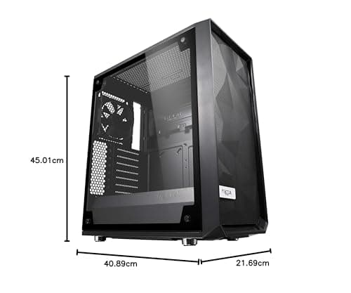 Fractal Design Meshify C ATX Mid Tower Black Tempered Glass Side Panel image