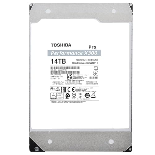Toshiba X300 Pro 14TB 3.5" HDD 7200RPM SATA image