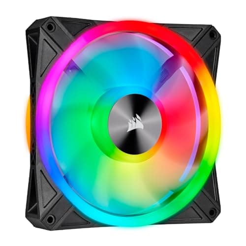Corsair iCUE QL140 140mm Black RGB PWM 50.2 CFM main image