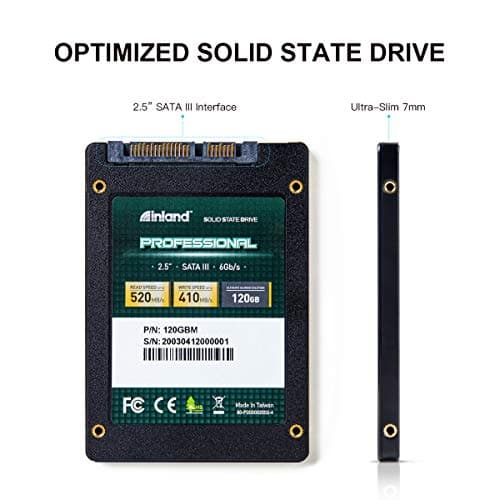 Inland Professional 120GB SSD 2.5" SATA 6.0 Gb/s image