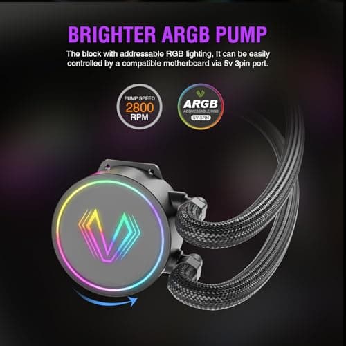 Vetroo V240 52 CFM Water 240mm Black image