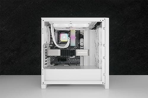 Corsair iCUE H100i RGB ELITE Water 240mm White image