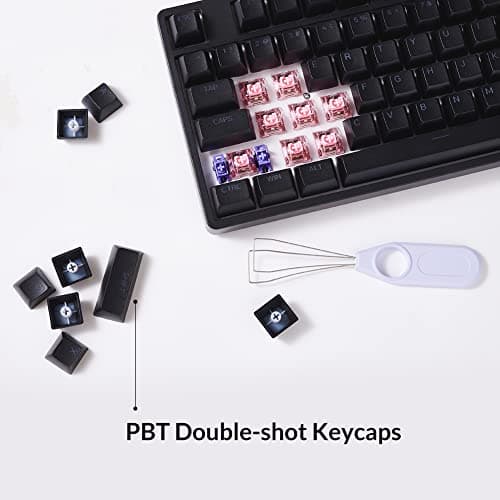 Akko 5087S Shine-Through RGB Wired Standard Mechanical Gaming Keyboard with Akko CS Jelly Purple Tactile Switches image