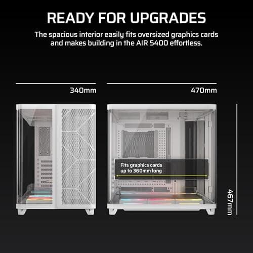 Corsair AIR 5400 LX-R RGB iCUE LINK White image