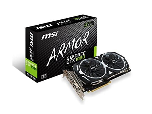MSI ARMOR OC GeForce GTX 1080 8GB GDDR5X Black White image