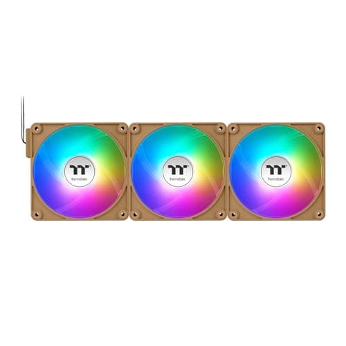 Thermaltake CT140 EX 140mm Brown ARGB Sync PWM 90.3 CFM 3-Pack image