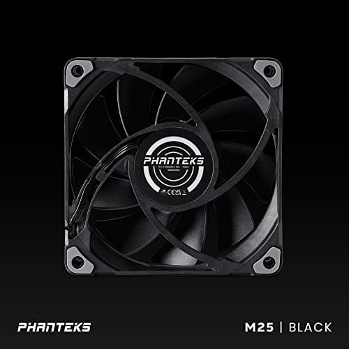 Phanteks M25-120 120mm Black PWM 84.26 CFM 3-Pack image