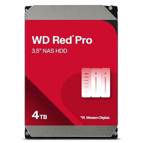 Western Digital Red Pro 4TB HDD 3.5" 7200RPM SATA 6.0 Gb/s image