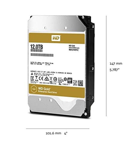 Western Digital Gold 6 TB HDD 7200 RPM 3.5" SATA 6.0 Gb/s Internal image